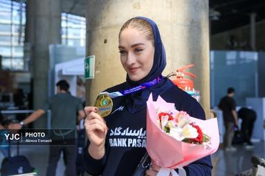 مراسم استقبال از قهرمانان تیم ملی والیبال بانوان کشورمان