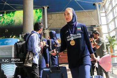 مراسم استقبال از قهرمانان تیم ملی والیبال بانوان کشورمان