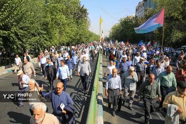 راهپیمایی «بشارت نصر» - تهران