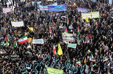 راهپیمایی یوم الله ۱۳ آبان ۱۴۰۴ در همدان 