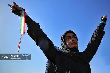 راهپیمایی یوم الله ۱۳ آبان ۱۴۰۴ در همدان 