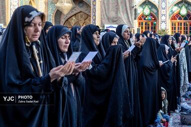 اقامه نماز طلب باران در امام زاده صالح(ع)