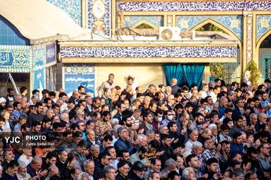 اقامه نماز طلب باران در امام زاده صالح(ع)