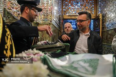 آیین غبارروبی ضریح مطهر آستان مقدس امامزاده صالح (ع)