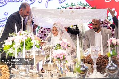 جشن ازدواج 900 زوج از فرزندان بازنشستگان نیروهای مسلح