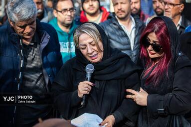 تشییع پیکر «سعید پیردوست»