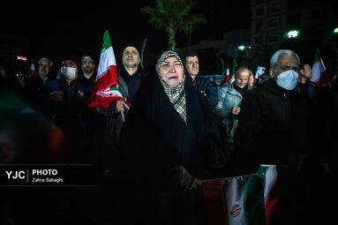 اجتماع شبانه مردم تهرانسر در سوگ شهادت امام خامنه ای (ره)