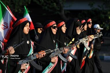 رزمایش دختران جانفدای ایران