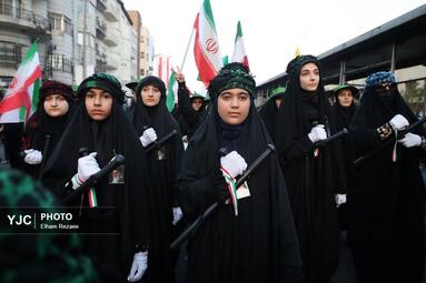 رزمایش دختران جانفدای ایران