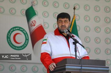رونمایی از ناوگان خودرویی و موتوری جمعیت هلال احمر