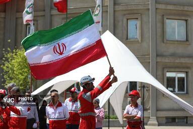 رونمایی از ناوگان خودرویی و موتوری جمعیت هلال احمر