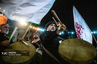 مشعل‌گردانی عراقی‌های دولت‌آباد؛ آیینی ماندگار در عزاداری محرم