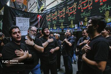 عزاداری تاسوعای حسینی در بازار تهران